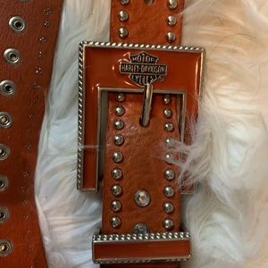 Harley Davidson Rinestone Belt